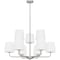 Quoizel Gallagher Chandelier 9 Lights Brushed Nickel GGR5032BN - alternate 5